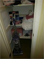 Entire contents of Hall closet, shark vacuum