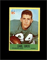 1967 Philadelphia #137 Earl Gros EX to EX-MT+