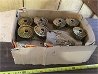 1 3/4" Coil roofing Nails - Box Is Over Half Full