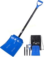 SEG Direct 47 Snow Shovel  Large Aluminum  Blue