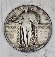 1930 s Standing Liberty Quarter