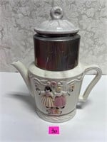 Vtg Porcelier 6 Cup Drip Coffe Pot