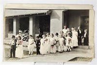 ANTIQUE PHOTOGRAPH OF TOM THUMB BRIDAL PARTY