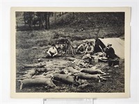 ANTIQUE DEER HUNTING CAMP PHOTOGRAPH
