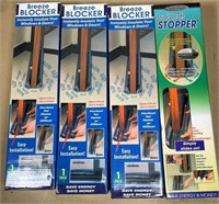NEW- breeze blocker- door sealers