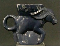 1985 Frankoma Democratic Party Donkey Mug