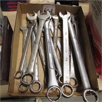 BOX OF BOX WRENCHES