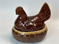 Hull Brown Glazed Bake & Serve Hen on Nest