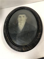 ANTIQUE PICTURE AND FRAME