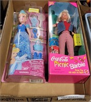 NOS COCA COLA BARBIE & NOS DISNEY PRINCESS DOLL