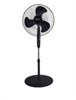 Utilitech 18-in 3-Speed Indoor Black Pedestal Fan