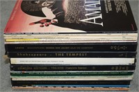 Vintage Record Album Lot: Amadeus, Shakespeare+