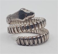 Vintage Sterling Silver Snake Ring