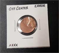Off Center Error Penny
