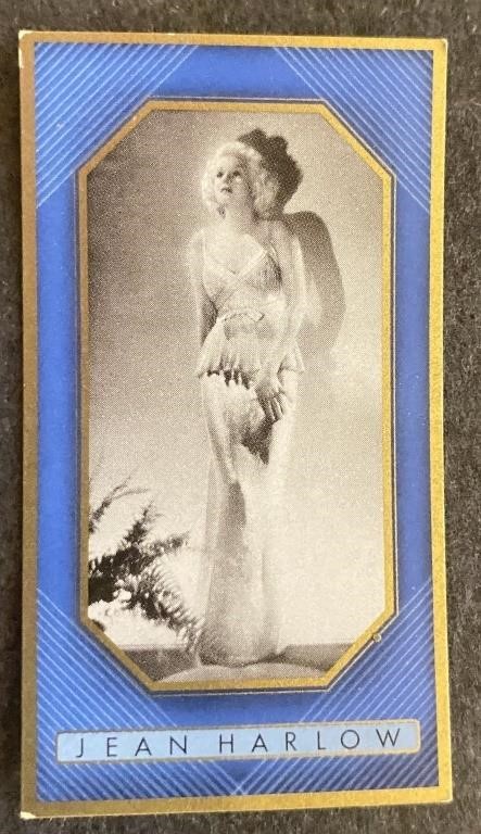 JEAN HARLOW: Antique Tobacco Card (1936)