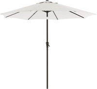 SONGMICS Patio Umbrella  7.5 ft  Beige  UGPU075M01
