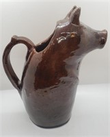 Vintage ceramic pig-form pitcher