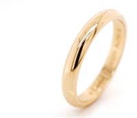 Cartier 18ct rose gold band ring