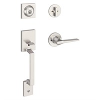 C1225  Kwikset Amador Entry Handleset, Satin Nicke