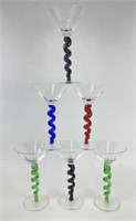 Eastern Art Glass Margarita Glasses