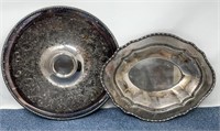 Silver Plate Serving Trays