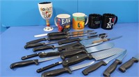 Coffee Cups & Kitchen Knives