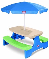 Little Tikes Easy Store Picnic Table w/ Umbrella