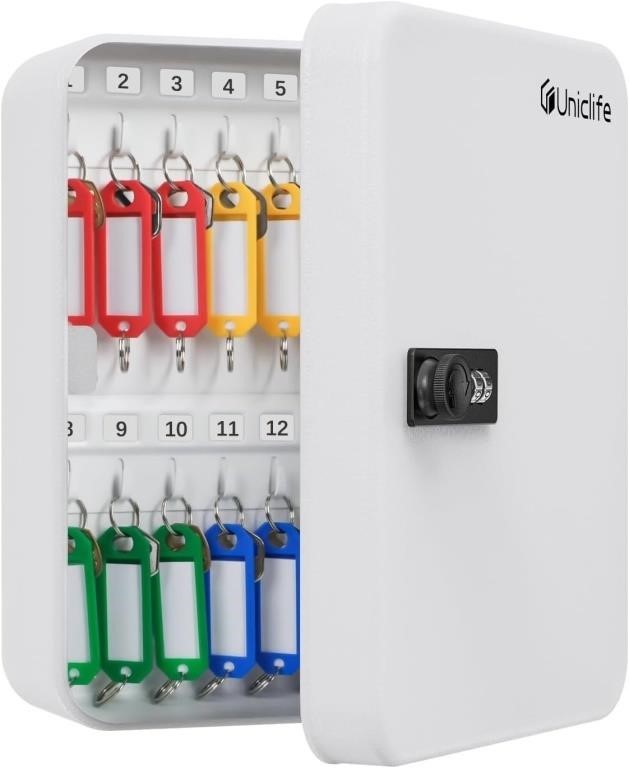28-Key Steel Key Cabinet with Combination Lock