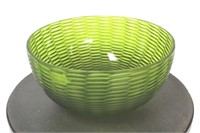 Chelsea House green glass bowl