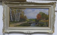 STRUTHERS AUTUMN HOMESTEAD PAINTING