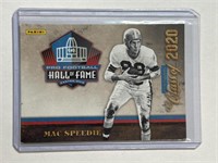 2020 Panini Hall of Fame #19 Mac Speedie HOF!