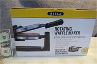 New BELLA Rotating Waffle Maker