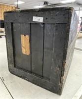 Painted Wood Shipping Box