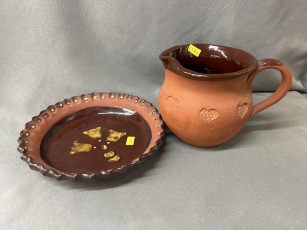 Foltz and Unsigned Redware Pottery
