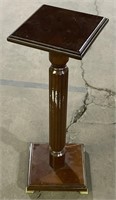(H) Wooden Plant Stand 10” x 10” x 28”