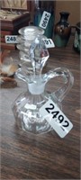 GLASS PERFUME BOTTLE WITH STOPPER