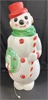 Christmas Snowman Blow Mold.