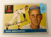 1955 Topps Dick Brodowski #171