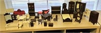 Large Dollhouse Furniture Lot w/ Wear and Damage