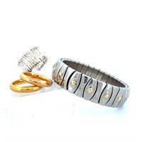 Collection of 14K Gold and Stainless Steel Jewelry