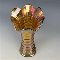 Imperial Amber Ripple Vase