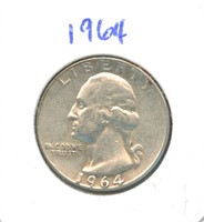 1964 Washington Silver Quarter