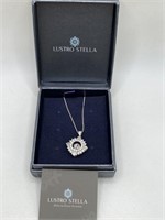 NEW LUSTRO STELLA STERLING SILVER NECKLACE