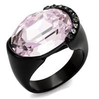 Oval 12.87ct Light Amethyst Fashion Ring