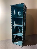 Blue Wooden Bookshelf