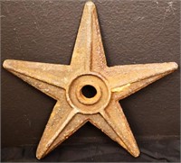 Vintage cast iron masonry star