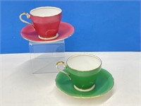2 Ansley Tea Cups