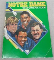 C12) 1985 Notre Dame Football Guide Book