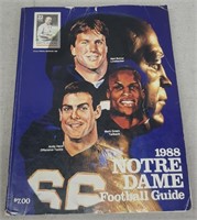 C12) 1988 Notre Dame Football Guide Book