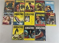 13pc 1953-58 Amazing Stories Books